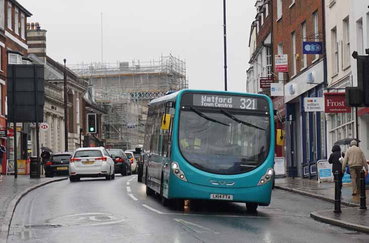Arriva Shires Wright Streetlite Sapphire 3652